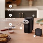 KitchenAid Go® Cordless Hand Mixer - battery included - Black Matte - Image 3