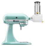 Value Bundle Artisan® Series 5 Quart Tilt-Head Stand Mixer with Fresh Prep Slicer/Shredder Attachment - Aqua Sky - Image 5