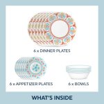 Corelle® Global Collection Terracotta Dreams 18-piece Dinnerware Set, Service for 6 - Image 2